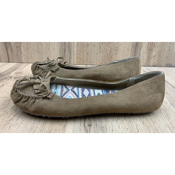 Jellypop Jodie Memory Foam Moccasin Slip On Loafer Shoes Women's Size 10 M Tan - Picture 3 of 16